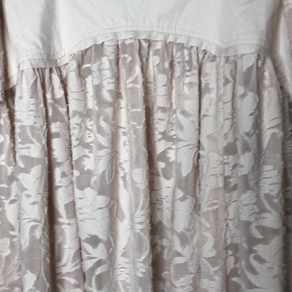 Free People Soft Cream Floral Blouse - Picture 5 of 14